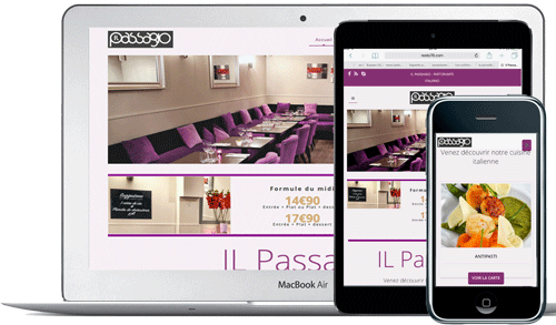 Developpement-sites-internet-restaurant-cuisine-Il passagio